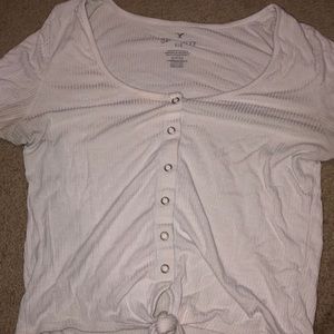 White American eagle shirt